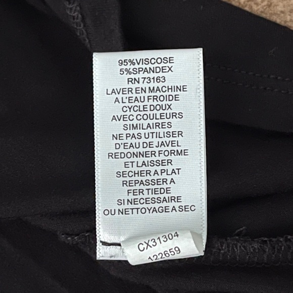 Cable and Gauge 3/4 Length Peek a Boo Sleeve Black Size Large - Picture 11 of 12